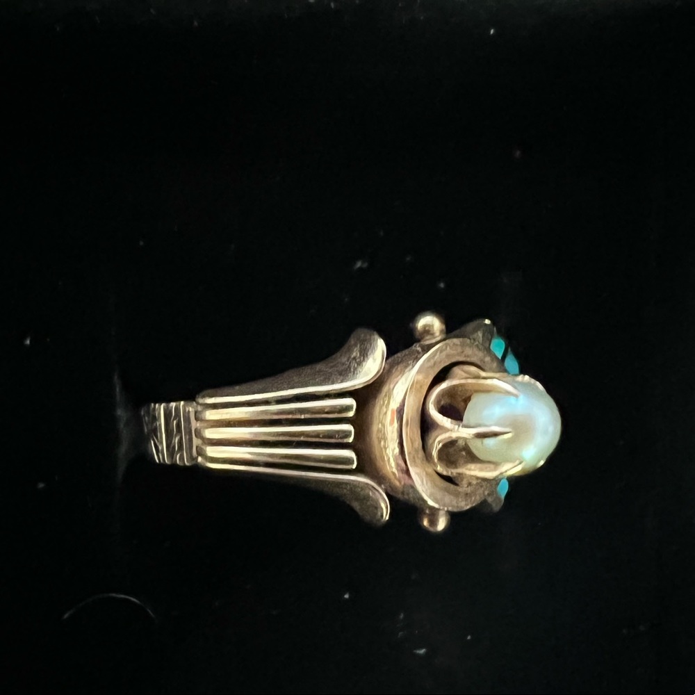 Victorian 14K Rose Gold Ring - Picture 8 of 8